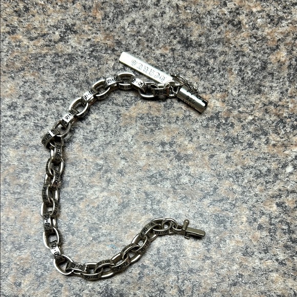 Chrome hearts sterling silver links bracelet